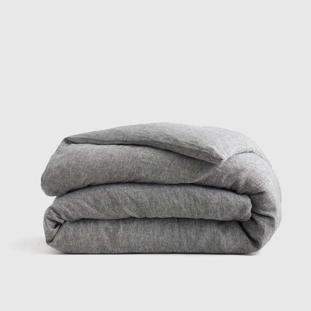 Quince European Linen Chambray Duvet Cover Queen